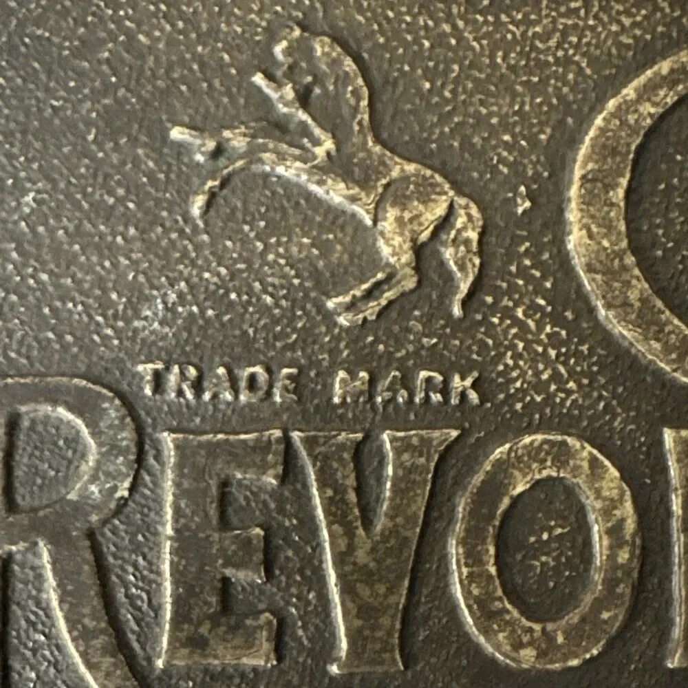 Vintage Colt Revolvers Belt Buckle Lewis Buckles Chicago Worlds Right Arm